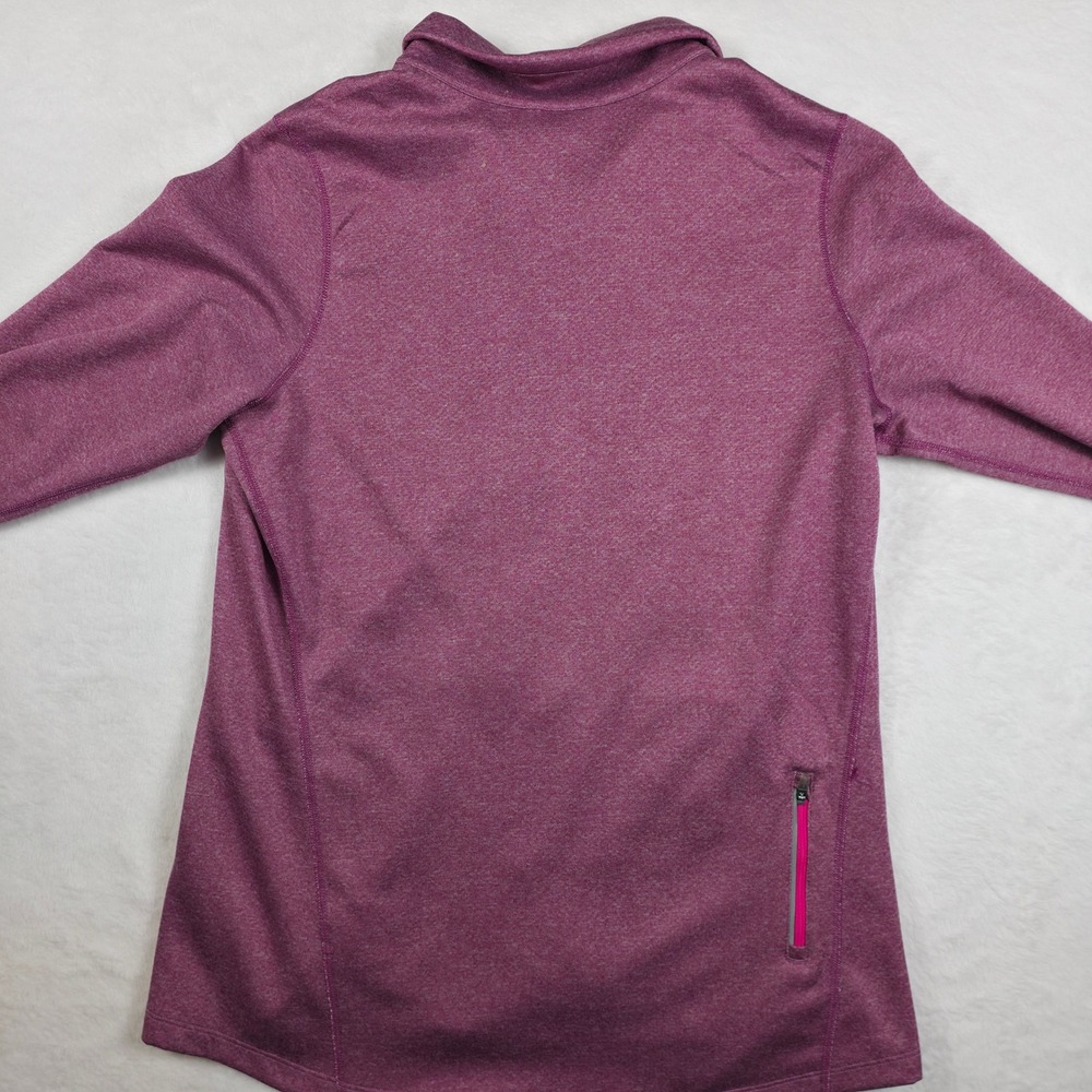 Nike Dri-FIT Full Zip Jacket Womens L Purple Excellent Thumbholes 520334-666 - Picture 11 of 12